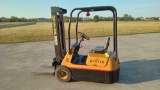 HYSTER SPACE SAVER H20E, 3 WHEELED FORKLIFT 2500 LBS. CAPACITY