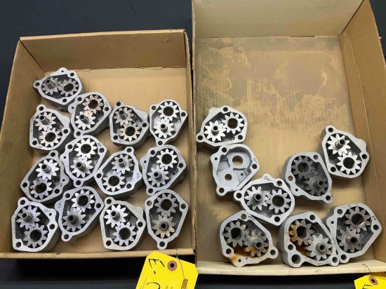 BOXES OF LYCOMING OIL PUMPS