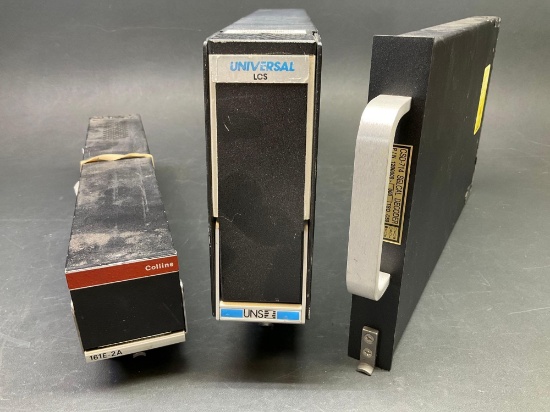 (LOT) UNIVERSAL LCS 1040, SELCAL CSD-714, 1200008-00 & COLLINS 161E-2A MODE COUPLER (ALL WITH