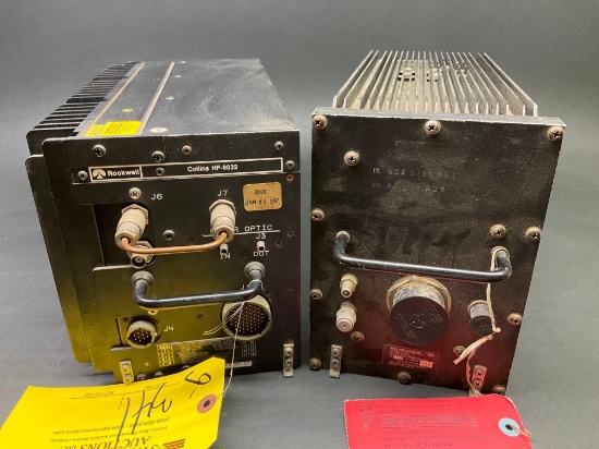 COLLINS HF-9032 TRANSCEIVER 622-8128-002 AND 718U-5 COUPLER 622-0192-004
