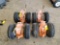 BRACKETT BDW-245B-1801 GROUND HANDLING WHEEL SETS FOR BELL 204, 205, 212, 222, 230, ETC