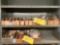 SHELVES OF NEW CONTINENTAL PULLEYS, BRACKETS, OIL SCREENS & MISC (DOES NOT INCLUDE SHELVING)