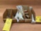 BOXES OF CONTINENTAL ROCKER ARMS, LIFTERS (RUSTY), ROCKER SHAFT & REPAIRED COUNTER WEIGHTS 53439,