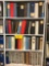 SHELVES OF MOONEY & PIPER MANUALS (DOES NOT INCLUDE SHELVES)