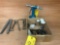 PNEUMATIC POP RIVET PULLER, CHERRY MAX PULLING HEADS & MISC