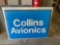 COLLINS AVIONICS PLASTIC SIGN 51