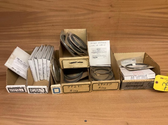 BOXES OF LYCOMING PISTON RINGS ST203, 68338, CC203, 69457, SL73857A-P10, ETC