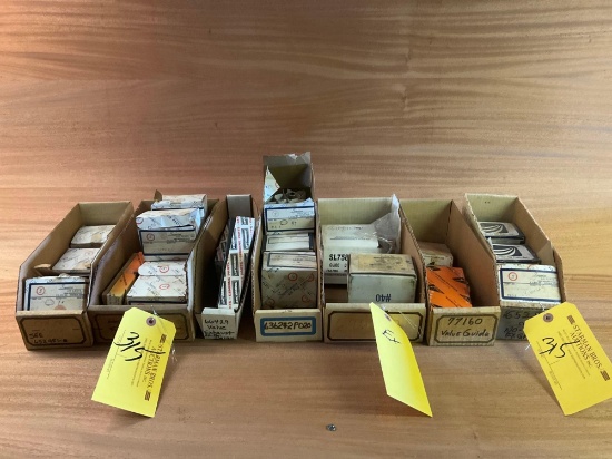 BOXES OF LYCOMING VALVE GUIDES SL75838AP05, SL-723897-P20 & P10, 77160, SL-75838P005, SL-66713-P20 &