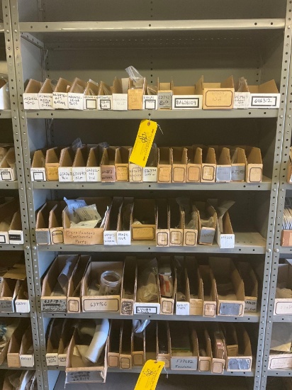 SHELVES OF NEW CONTINENTAL ENGINE HARDWARE & EXPENDABLES (DOES NOT INCLUDE SHELVES)