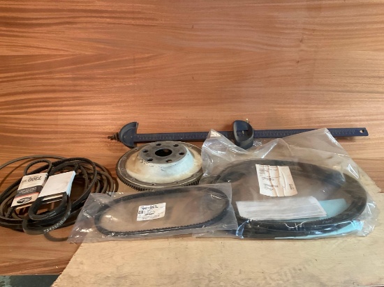 (LOT) ACCY DRIVE BELTS, BELT SIZER & RING GEAR