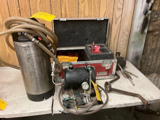 (LOT) TURBINE TOOLS 5202 KIT WITH FUEL NOZZLE TESTER & PT-6 SPECIALTY TOOLS