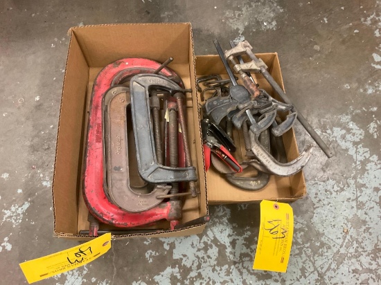 BOXES OF C-CLAMPS