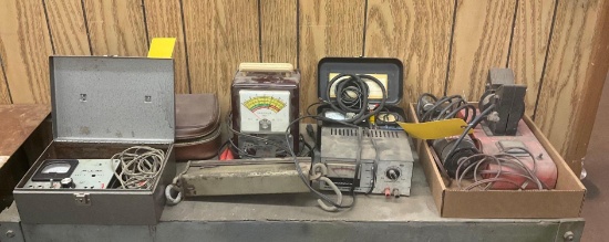 (LOT) ARMATURE GROWLER, SPRING SCALE & MISC TEST SETS