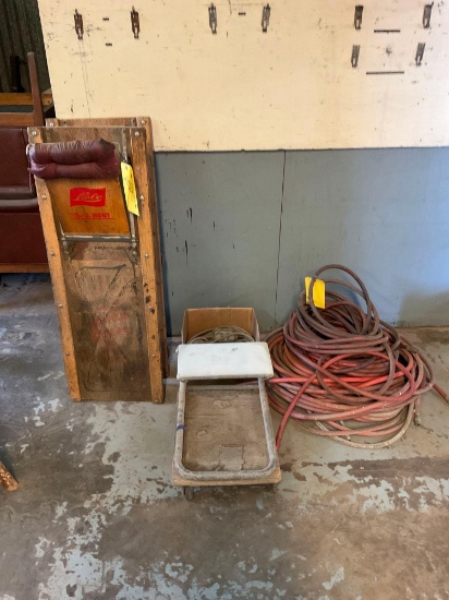 (LOT) MECHANICS CREEPERS & AIR HOSE