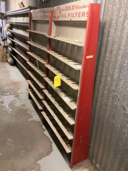WIX OIL FILTER DISPLAY STANDS 67"T x 35.5W