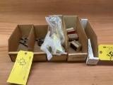 BOXES OF CONTINENTAL ROCKER ARMS, LIFTERS (RUSTY), ROCKER SHAFT & REPAIRED COUNTER WEIGHTS 53439,