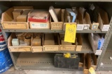 SHELVES OF CARBURETOR REPAIR INVENTORY (DOES NOT INCLUDE SHELVES)