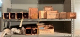 SHELVES OF NEW & USED PRESTOLITE & DELCO ARMATURES (DOES NOT INCLUDE SHELVING)
