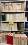 SHELVES OF CESSNA MANUALS (DOES NOT INCLUDE SHELVING)