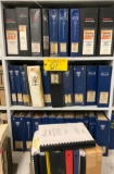 SHELVES OF BEECHCRAFT MANUALS (DOES NOT INCLUDE SHELVES)