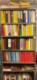SHELVES OF CONTINENTAL, LYCOMING & MISC MANUALS (DOES NOT INCLUDE SHELF)