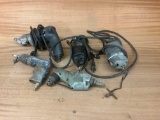 (LOT) ELECTRIC SHEET METAL SHEER (NONWORKING) & DRILLS
