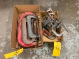 BOXES OF C-CLAMPS