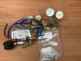 NITROGEN GAUGE, NITROGEN FITTINGS & REGULATOR