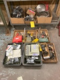 LABEL MAKER (CORRODED), SNIPS, FILES, SAWS, ETC