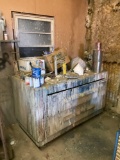 CABINET WITH PAINT GUN (LOCAL PICKUP ONLY, SHIPPING NOT AVAILABLE)