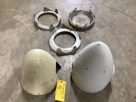 (LOT) SPINNERS & BACKING PLATES