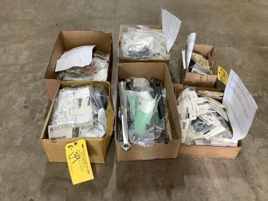 BOXES OF NEW & USED HARDWARE & AIRFRAME INVENTORY
