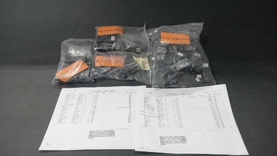 BAGS OF NEW ANNUNCIATOR SWITCHES 95-42-15-E6-58240, -59919, -58242 & -58239