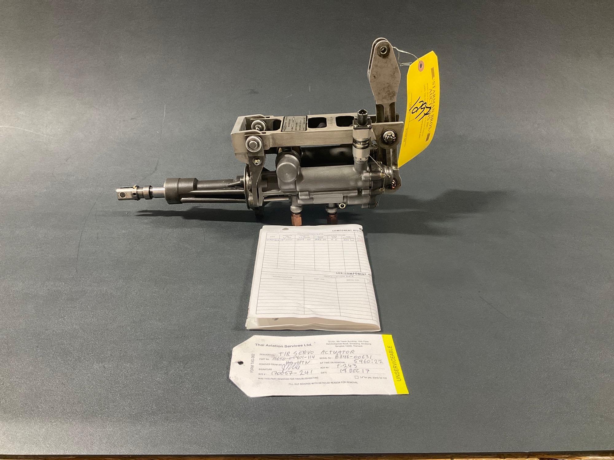 TAIL ROTOR SERVO ACTUATOR 76650-05801-114 | Proxibid
