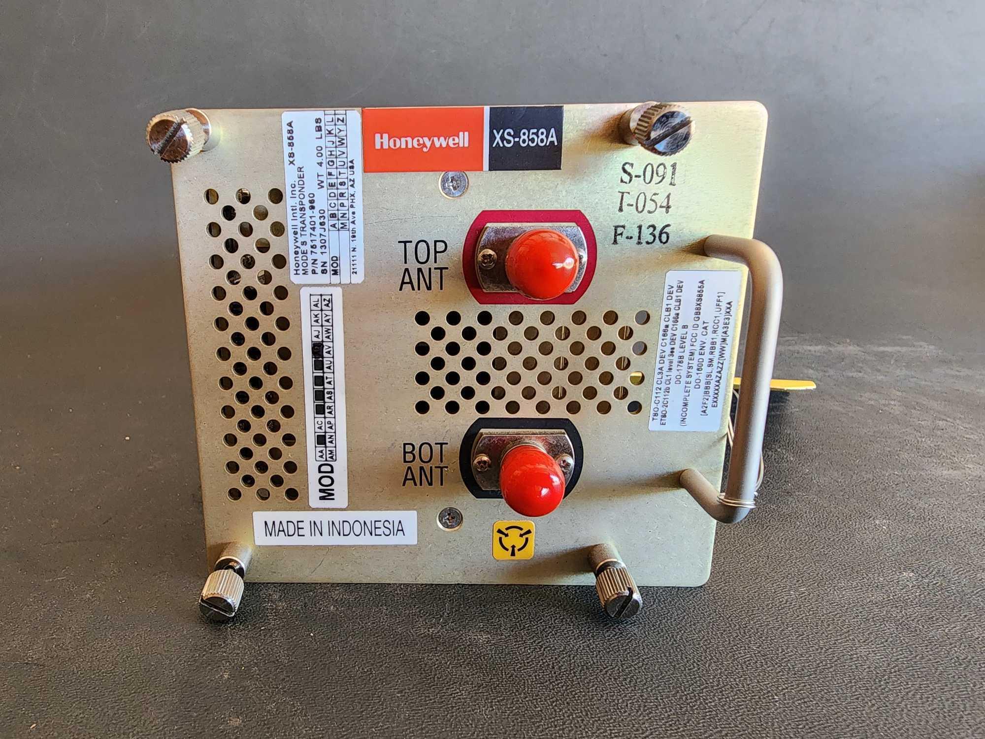 HONEYWELL XS-856A & XS-858A TRANSPONDER MODULES | Proxibid