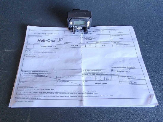 TRIG TC20 TRANSPONDER CONTROL HEAD 00649-00-01 (INSPECTED/TESTED)