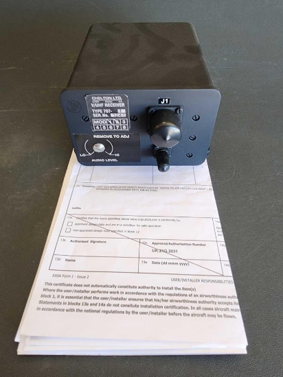 CHELTON V/UHF RECEIVER 707-1 (REPAIRED)
