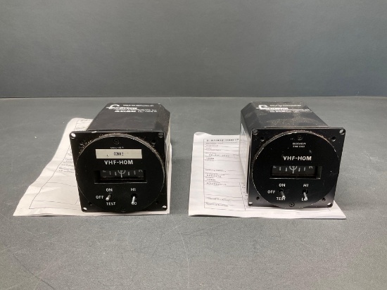 (2) BECKER ZVG2002 INDICATORS (1 A/R & 1 NEEDS REPAIR)