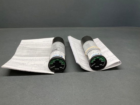 FUEL FLOW INDICATORS PC900-1A600PH-1 (BOTH ARE OVERHAULED)