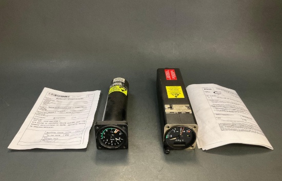 EUROCOPTER INDICATORS 61533-106-1 (NEEDS REPAIR) & 5633-711-80-10 (REPAIRED)