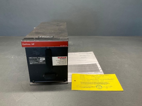 COLLINS TCR-220 HF TRANSCEIVER 622-5337-001 (REPAIRED BUT MISSING 1 TAMPER TAPE)