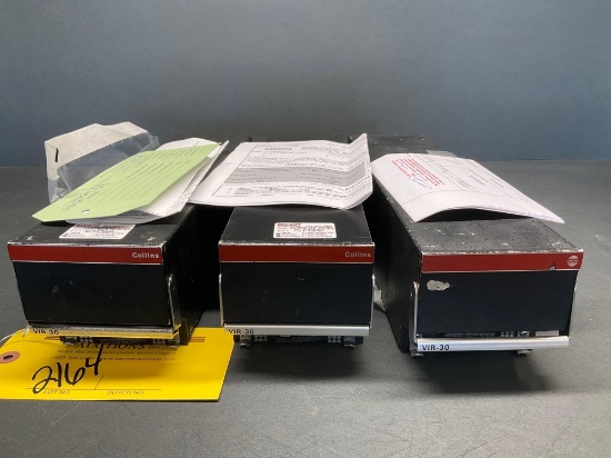 COLLINS VIR-30A RECEIVERS 622-0876-011 (ALL REPAIRED)