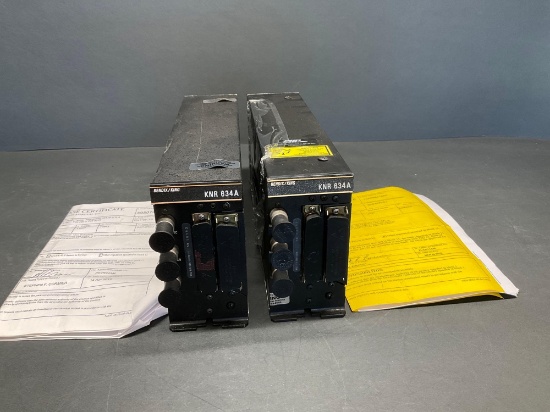 KING KNR-634A NAV RECEIVERS 066-1078-10 (BOTH REPAIRED)