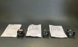 THOMMAN MECHANICAL 8 DAY CLOCKS Q13-941.22.28.1AB (BOTH REMOVED FROM PART-OUT AIRCRAFT) &