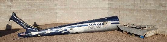 UH-1H CRASH DAMAGED TAIL BOOM & SHOP BUILT TUB