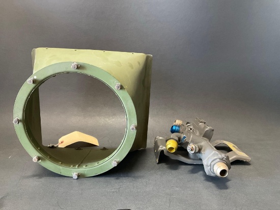 (LOT) OIL COOLER FAN SHROUD & VALVE 204-040-816-003