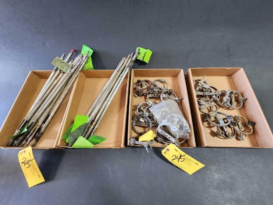 BOXES OF 206 PITCH CHANGE RODS & HORNS