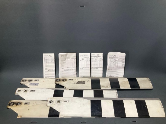 TAIL ROTOR BLADES 206-016-201-131 (ALL 9 TO 20 HRS REMAINING)