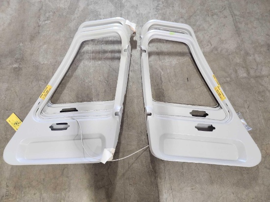 STACKS OF BELL 407 DOOR PLASTIC 407-070-620-501 & -502 (REMOVED FROM NEW AIRCRAFT FOR MEDICAL