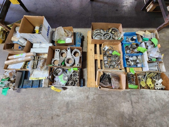 BOXES OF BELL 206 SWASHPLATE & ROTOR HEAD INVENTORY